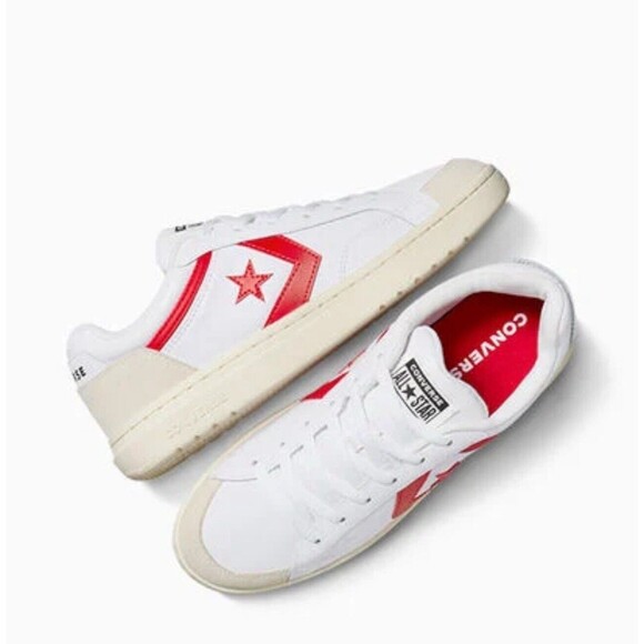 Size 10 - Converse Pro Blaze Classic‎ 'Retro Low 90s - White Red Egret - Picture 4 of 7